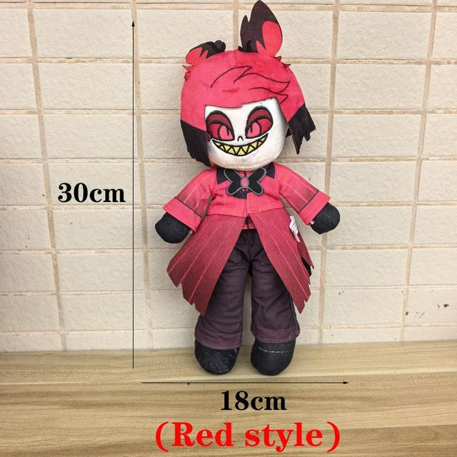 Yiran toy Hazbin Hotel Alastor, Plüschtier, Blau oder Rot, 30cm - Bild 1