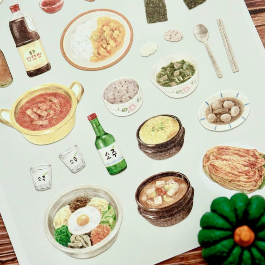 Suatelier DIY-Aufkleber für Scrapbook und Schreibwaren, Mehrfarbig - Bild 2