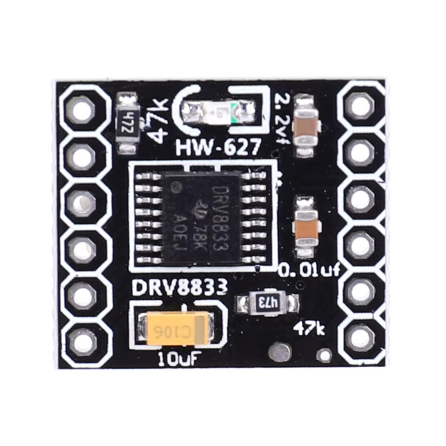 DRV8833 Motorantriebsmodul Dual H-Bridge DC Getriebemotor Treiber Controller Board DIY Kit in Schwarz - Bild 3