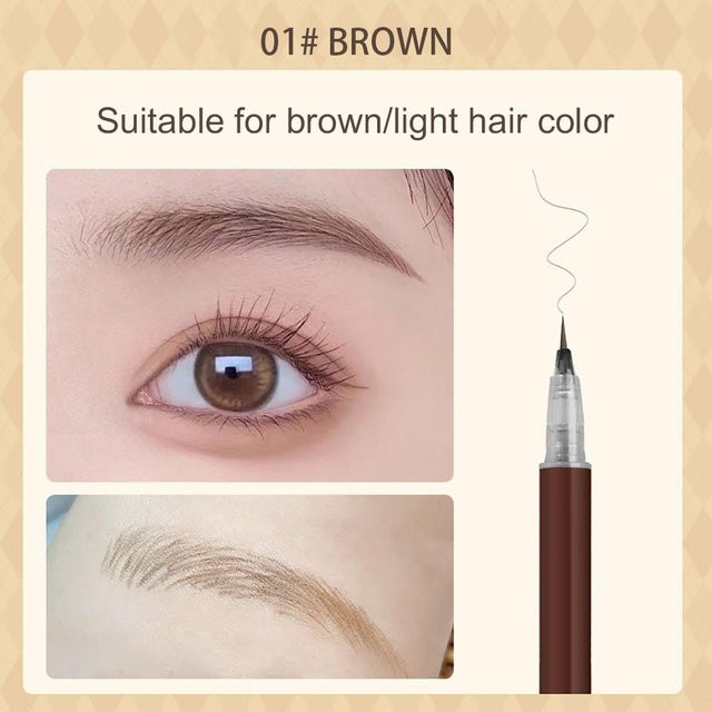 Biya Augenbrauenstift, Brown, Flüssig, Unisex - Bild 1