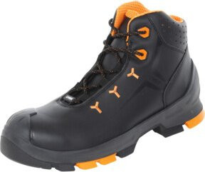 Uvex Sicherheitsstiefel uvex 2 S3 aus Leder in Schwarz/Orange, Größe 44 - Bild 1