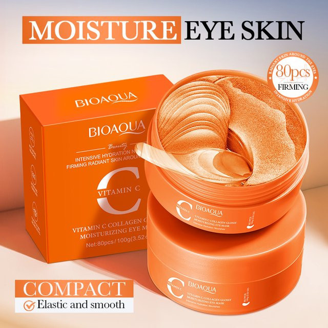 BIOAQUA Augenmaske Vitamin C und Kollagen, 80 Stück - Bild 1