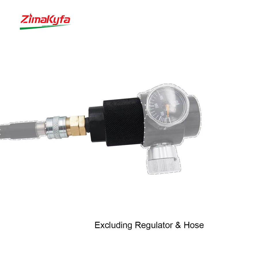 CO2-Nachfüll-Ladeadapter für HPA-Magazine mit Schnellkupplung, 22mm-2 Foster, männlich und weiblich, Modell 2202 - Bild 2
