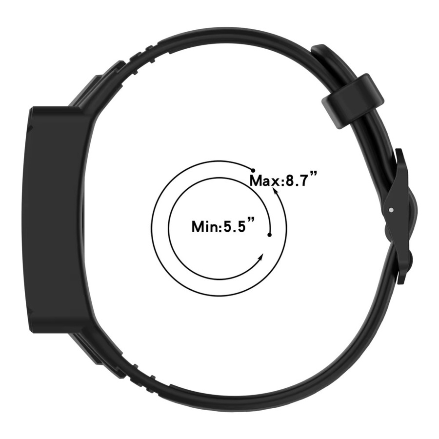 EIMO Armband Silikon, Schwarz, Whoop 5.0 4.0 3.0 - Bild 4