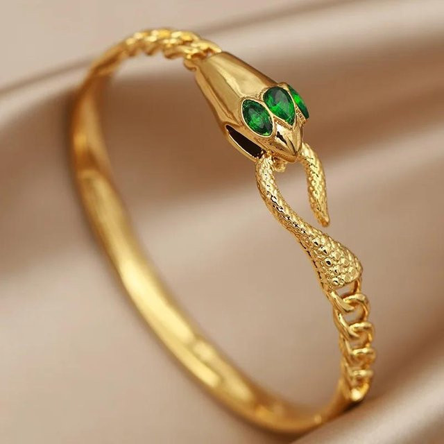 FYSARA Armband, Edelstahl, Gold, Zirkonia, Damen - Bild 1