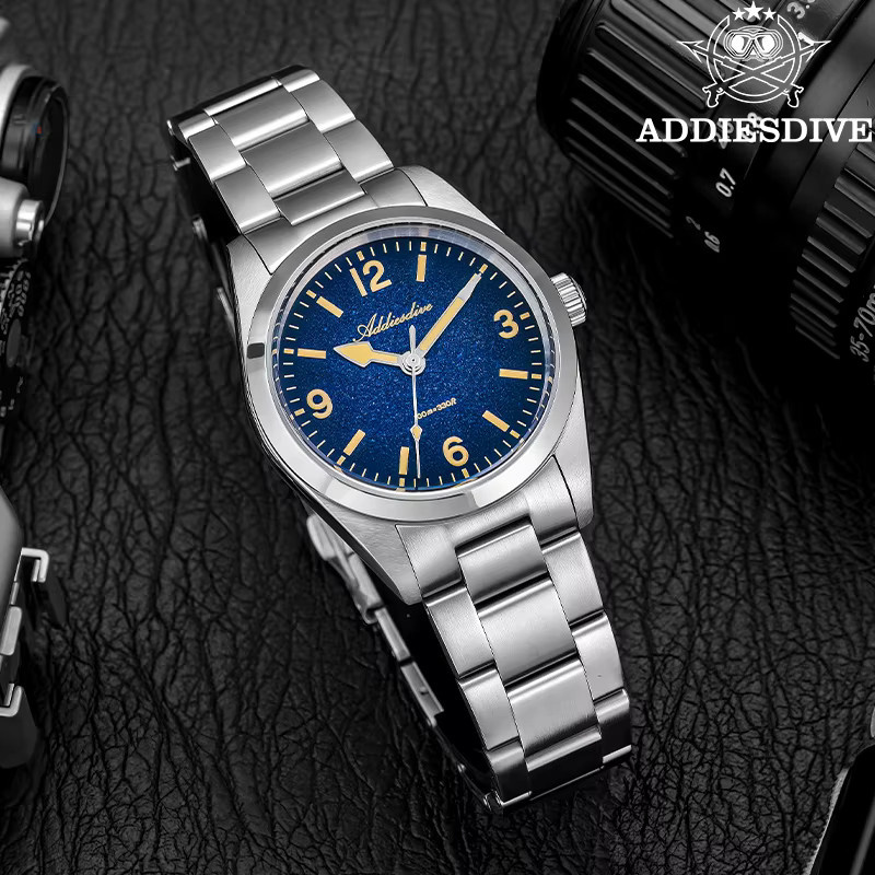 ADDIESDIVE Armbanduhr, Quarz, Edelstahl, Saphirglas, 10 ATM, Herren - Bild 4
