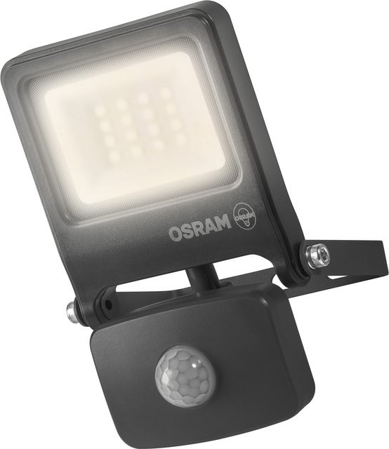 Osram Endura Flood Sensor LED-Außenstrahler mit Bewegungsmelder und Dämmerungssensor, 10 W, Dunkelgrau - Bild 1