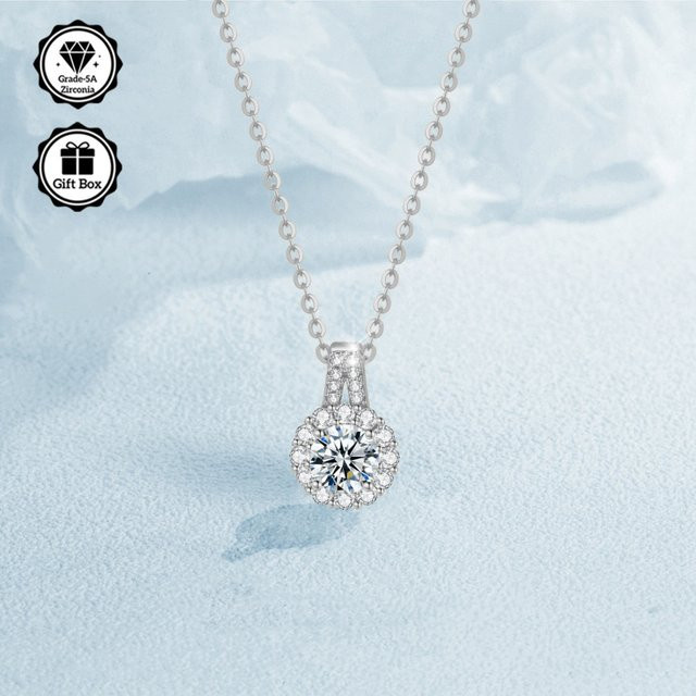 LAMVOICE Halskette, Silber, Zirkonia, Bohemian, Damen - Bild 1