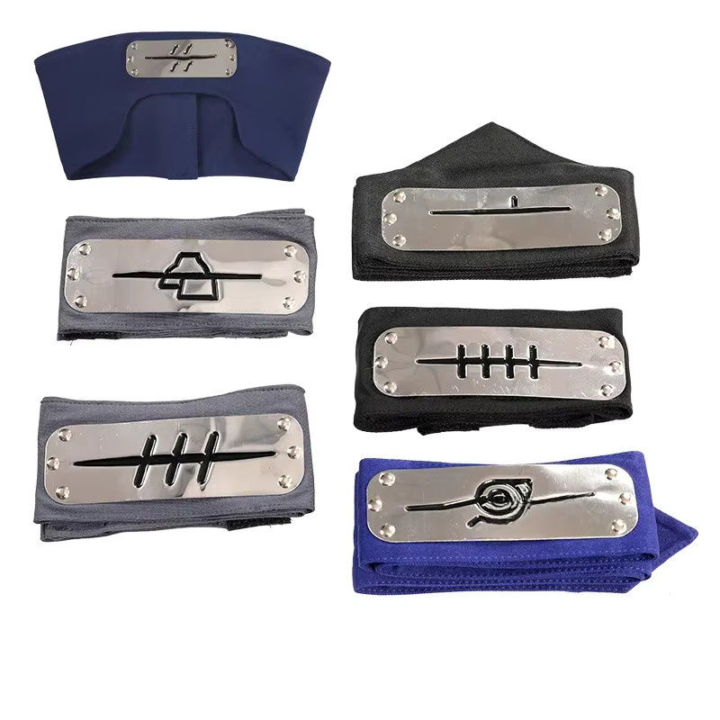 XINGHEDONGMAN Naruto Akatsuki Cosplay Ninja Stirnband Haarbekleidung, Zubehör - Bild 3