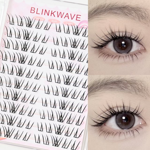 BLINKWAVE Wimperncluster, Black, Natürlich, Unisex - Bild 1