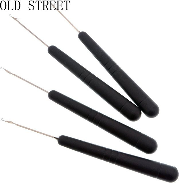 OLD STREET Häkelnadel für Haarverlängerungen, Schwarz Gelb - Bild 1