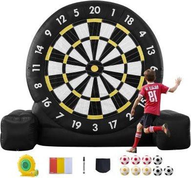 VEVOR Inflatable Soccer Dart Board mit 9 Kick Balls und Air Pump - Bild 1