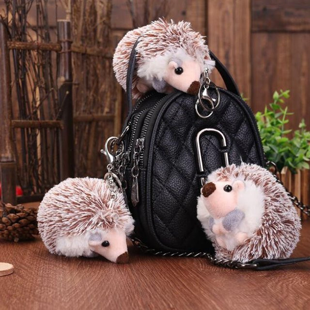 JINHF Schlüsselanhänger Plüsch-Igel, 10 cm, Unisex - Bild 1