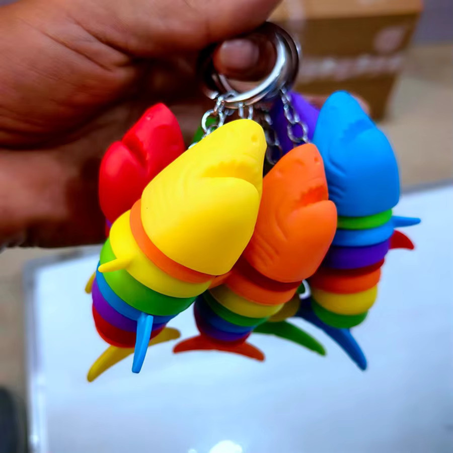 diffone Schlüsselanhänger Raupenhai, Bunt, Unisex - Bild 3