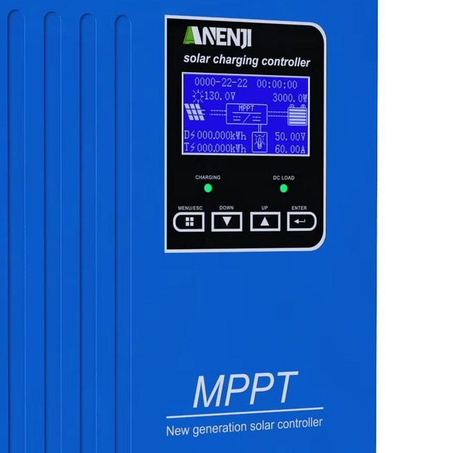 ANENJI 80A MPPT Solarladeregler für 12V 24V 36V 48V Solarbatterien in Blau - Bild 1