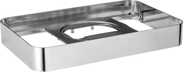VEGA Chafing Dish Gestell Fenton rechteckig GN 1/1 silber B/T/H: 57 x 38 x 10 cm - Bild 1
