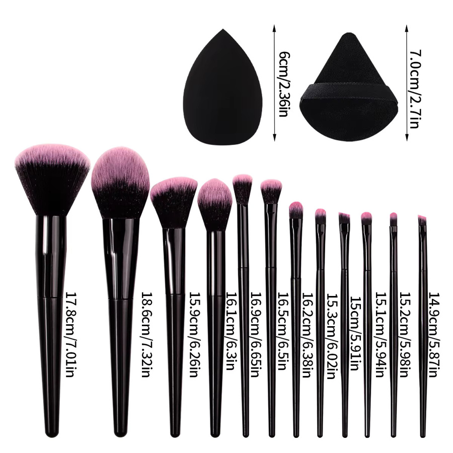 KOSSHOW Make-up-Pinsel-Set mit Beauty-Eiern und Puderquaste, Unisex - Bild 2