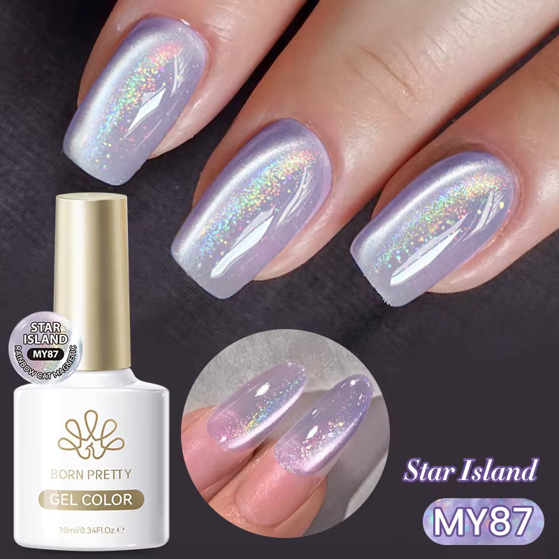 BORN PRETTY Nagellack, Regenbogen, Holographisch, 10 ml - Bild 2