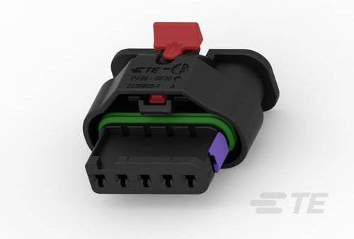 TE Connectivity Buchsengehäuse-Kabel 1-2236898-5 in Schwarz - Bild 1