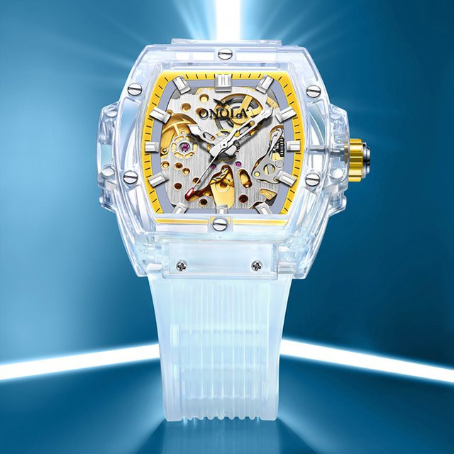 Onola Armbanduhr, Kunststoff, Automatik, Herren, wasserdicht - Bild 1