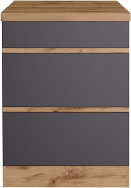 HELD MÖBEL Auszugsunterschrank Tampa in Grau, B/T/H: 60 x 60 x 86 cm - Bild 1