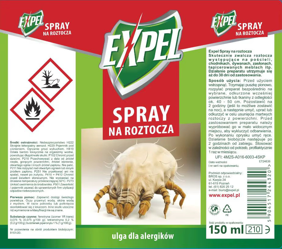 Bros Milbenspray für Allergiker, multicolour, 150 ml - Bild 3