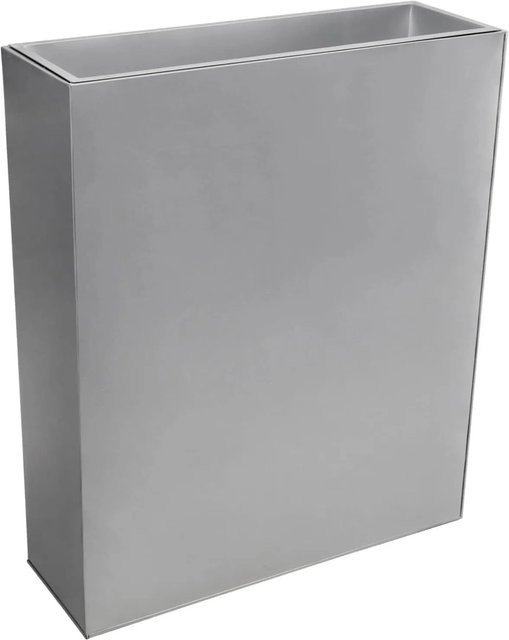 Vivanno Raumteiler Elemento Pflanzkübel aus Stahlblech Grau B/T/H: 75 x 25 x 90 cm - Bild 1