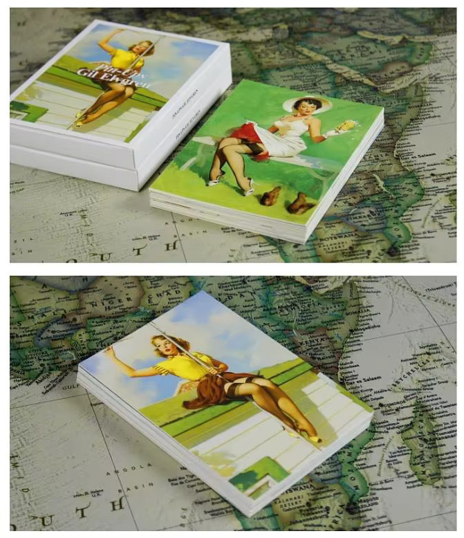 30 Stück Gil Elvgren Pin-ups Künstlerische Fotografie Postkarten in Multicolor als Grußkarten für DIY-Dekoration - Bild 4