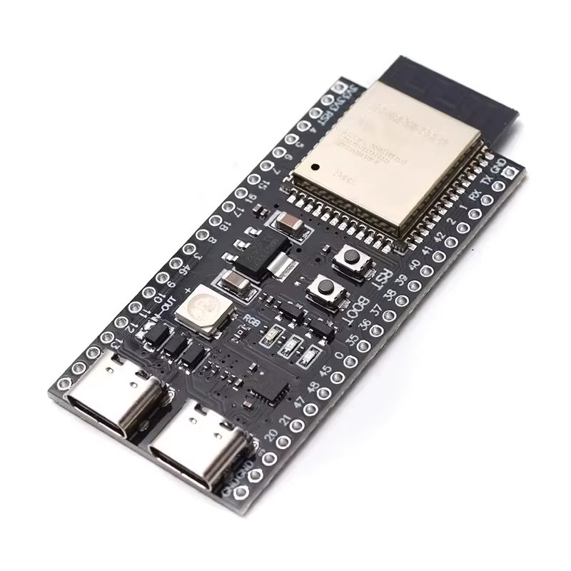 SNVI ESP32-S3 Entwicklungsboard DevKitC-1 N8R2 N16R8 WiFi Bluetooth Modul mit USB-C in Schwarz - Bild 2