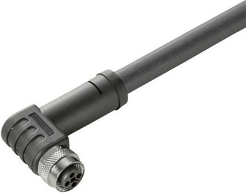 Weidmüller Sensor-Aktor-Steckverbinder 2050560300 konfektioniertierte Buchse, Polzahl: 4, Farbe: Schwarz, Länge: 1,50 m - Bild 1