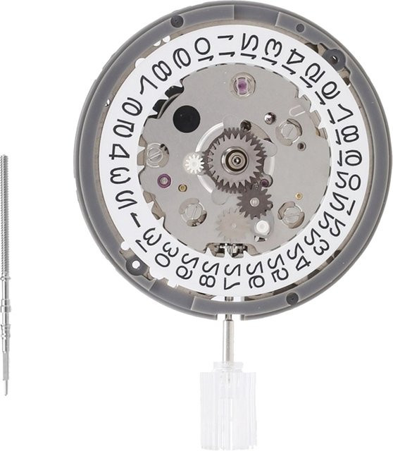 B-M Automatikwerk GMT, 3-stelliger Kalender, Edelstahl, Silber, Unisex - Bild 1