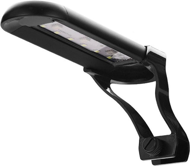 TOMTOP JMS Aquarium-LED-Leuchte mit Timer und USB-Anschluss, Pflanzenlicht in Schwarz - Bild 1