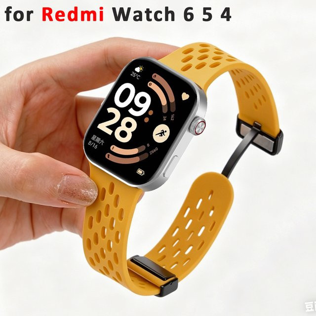 CAOWTAN Uhrenarmband Silikon, Blue, NFC, Xiaomi - Bild 1