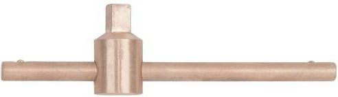 KS Tools BERYLLIUMplus T-Griff mit Gleitstück 1/4" aus Kupfer-Beryllium in Silber, Länge: 200 mm - Bild 1