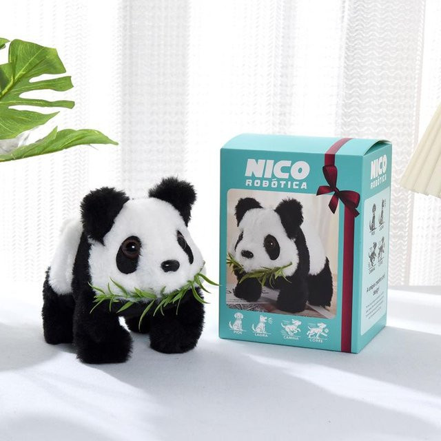Yiran toy 1 Panda Plüschtier Elektrisch mit wedelndem Schwanz 3-6 Jahre - Bild 1