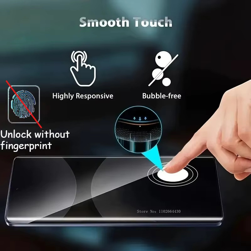 2 Stück Anti-Peep Privatsphäre Displayschutzfolien aus gehärtetem Glas für Xiaomi Redmi Note 12 Pro+ 5G, Redmi Note 13, 14 und 15 Pro Plus, transparent - Bild 4