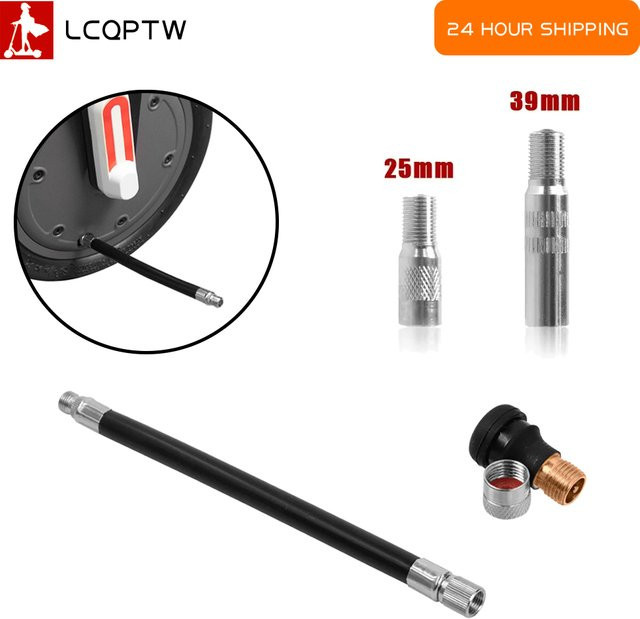 Ventiladapter für Xiaomi Elektroroller M365 Pro 1s Pro2 Mi3 mit erweitertem Düsenschlauch aus Kupfer in Gold, Weiß oder Silber - Bild 1