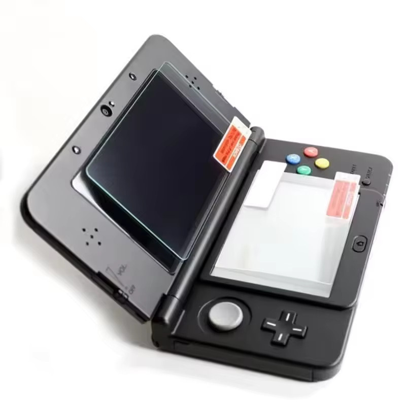 TECTINTER Displayschutzfolie aus gehärtetem Glas für Nintendo Switch und 3DS XL/LL in Transparent - Bild 2