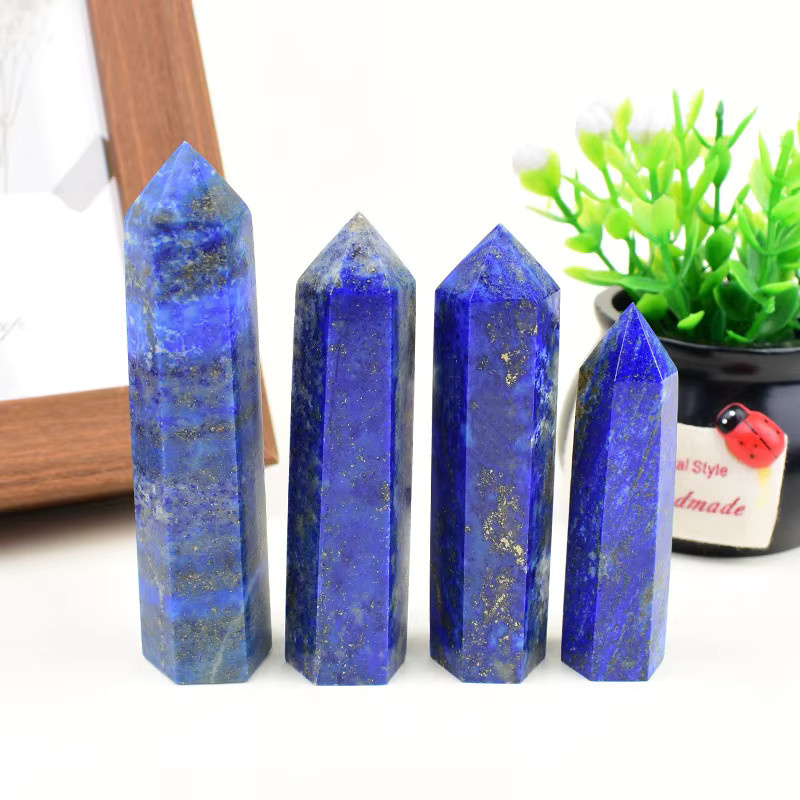 RYCRYSTAL Lapis Lazuli Kristallstein als Dekorationssäule in Blau - Bild 2