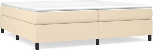 vidaXL Boxspringbett in Beige mit Stoffbezug, B/T/H: 200 x 200 x 35 cm - Bild 1