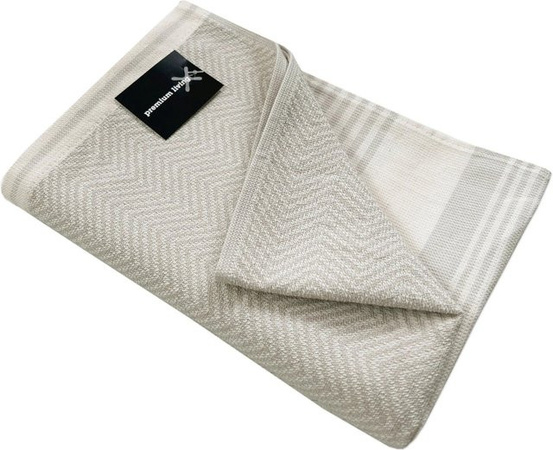 Premium Living Geschirrtuch-Set Milo Beige 2-teilig aus Baumwolle
