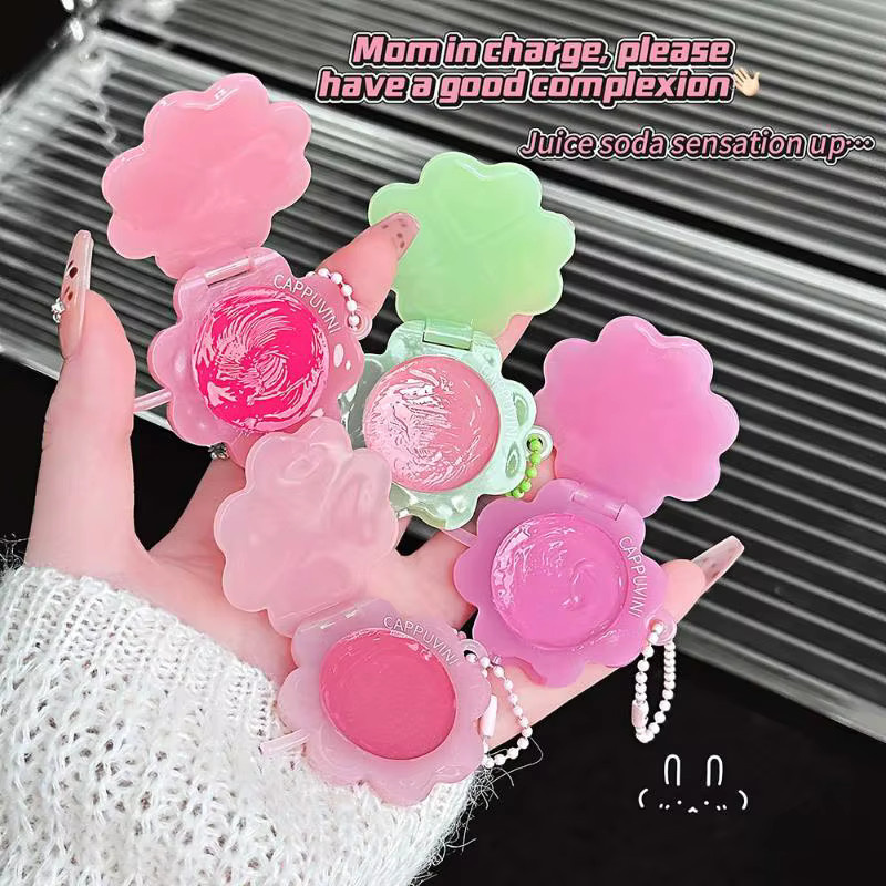 Cappuvini Multi-Use Vitality Juicy Blush Cream, Lippen- und Wangen-Tint, Glänzend - Bild 2