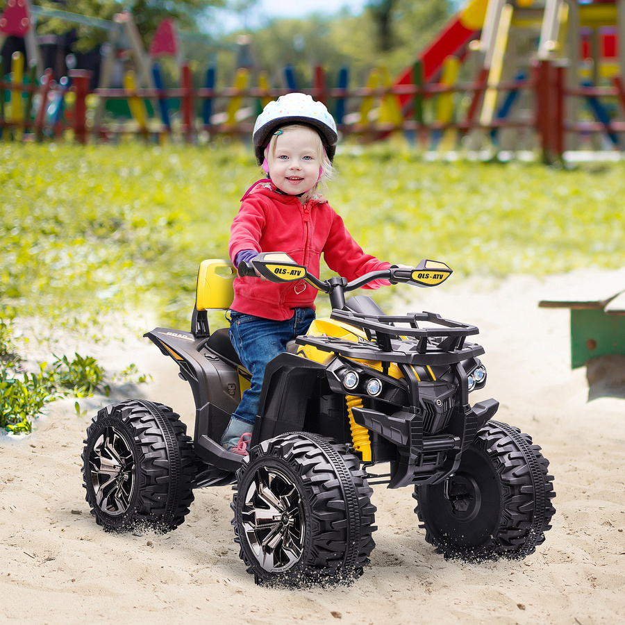 HOMCOM Elektro-Quad Kinder ATV, mit LED Frontlicht, MP3, USB, ab 3 Jahre - Bild 2