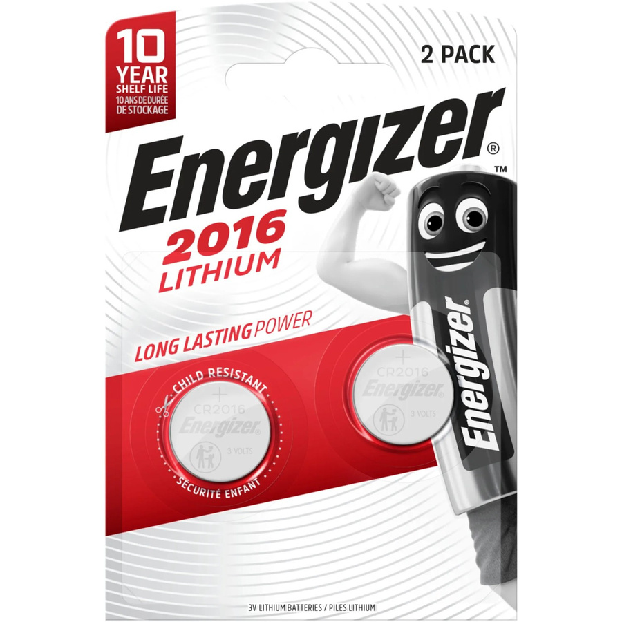 Energizer Lithium Knopfzelle CR2016 Silber 2er Pack - Bild 3