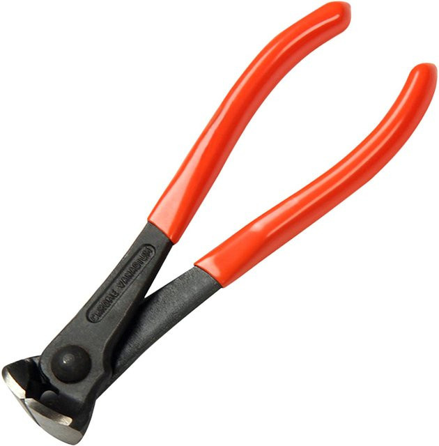 Meterk Gitarren-Bunddrahtschneider 7 Zoll in Orange aus Edelstahl zum Reparieren von Saiteninstrumenten - Bild 1