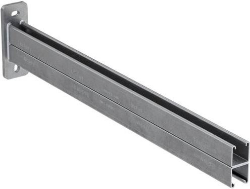 Fischer Auslegerkonsole 538017 in Grau, Länge: 1000 mm - Bild 1