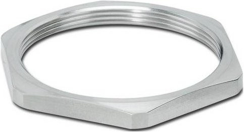Phoenix Contact A-INL-M40-S-S Gegenmutter, Farbe: Silber, 5 Stück - Bild 1