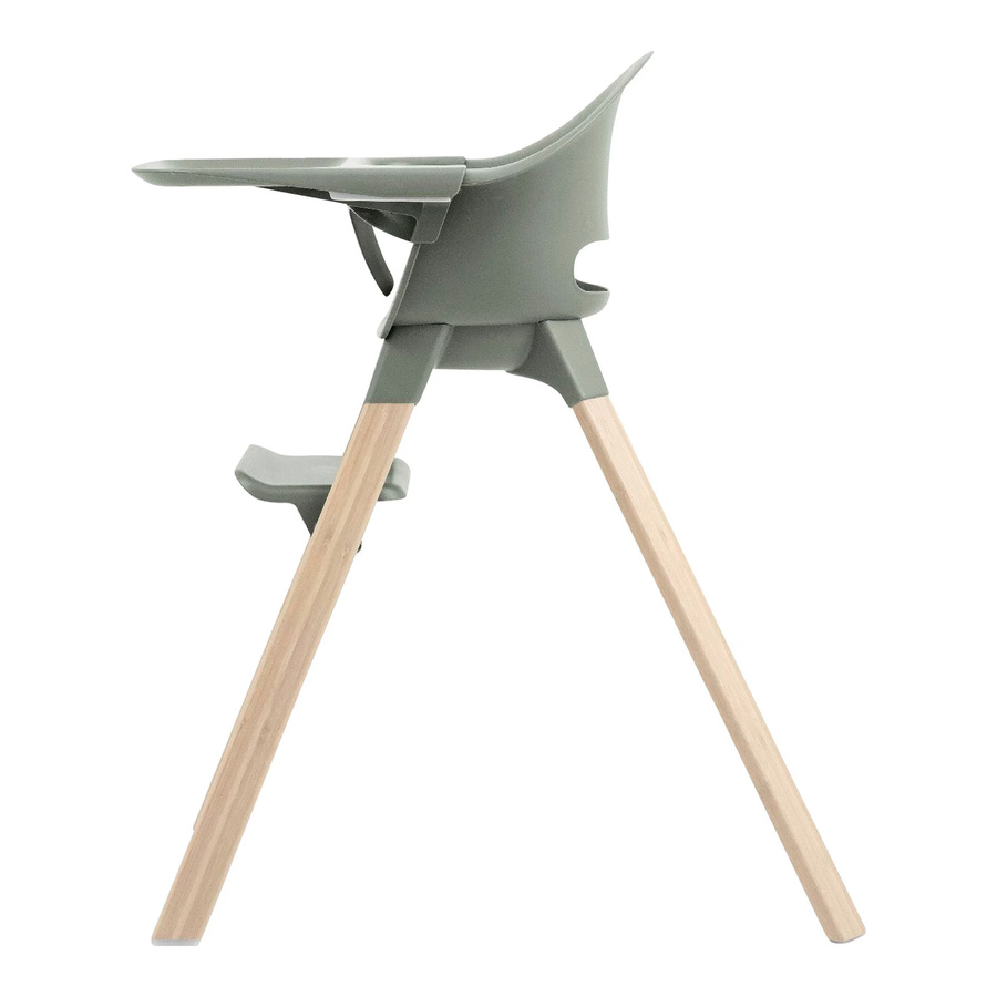 Stokke Clikk Hochstuhl in Green aus Bambus mit 5-Punkt-Gurt für Babys von 0 bis 3 Jahren - Bild 2
