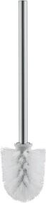 Duravit Bürstengarnitur D-Code wandhängend in Silber, B/T/H: 15,4 x 34,2 x 15,4 cm - Bild 1