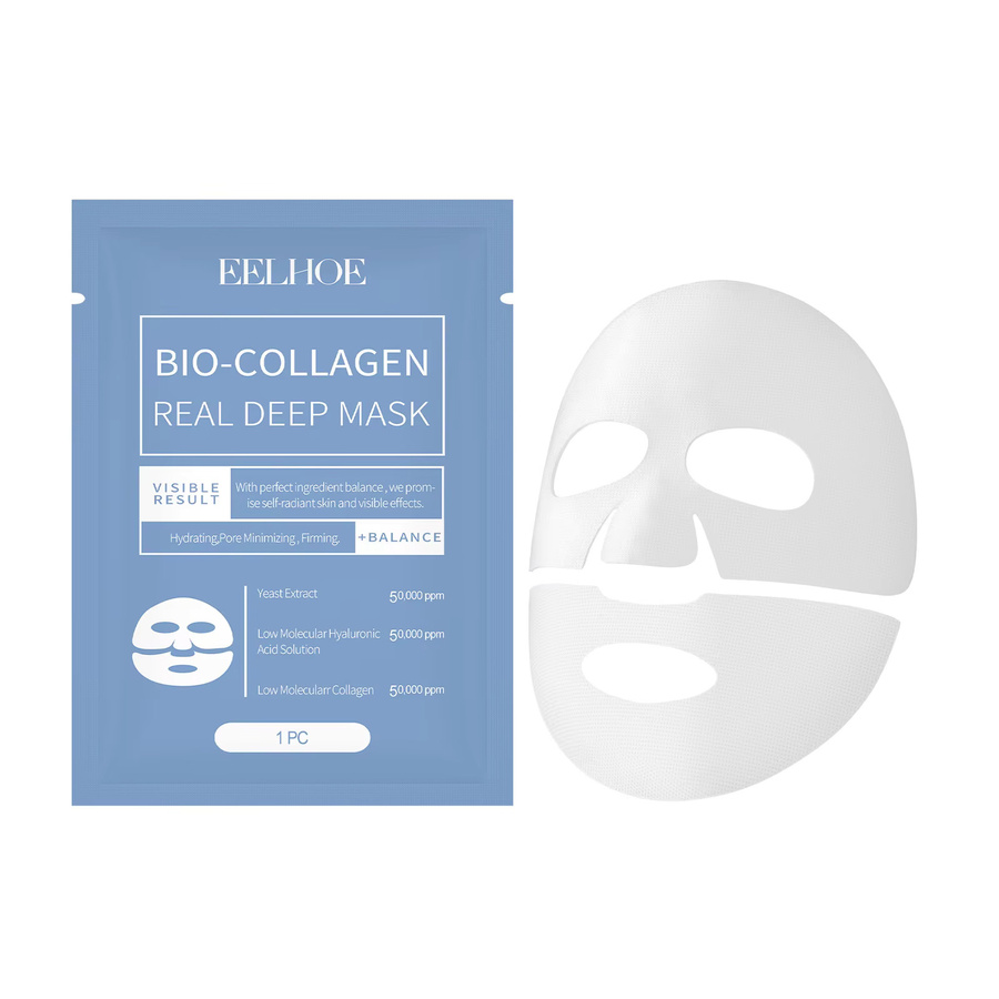 EELHOE Bio-Kollagen-Maske, Feuchtigkeitsspendend, für trockene Haut - Bild 6